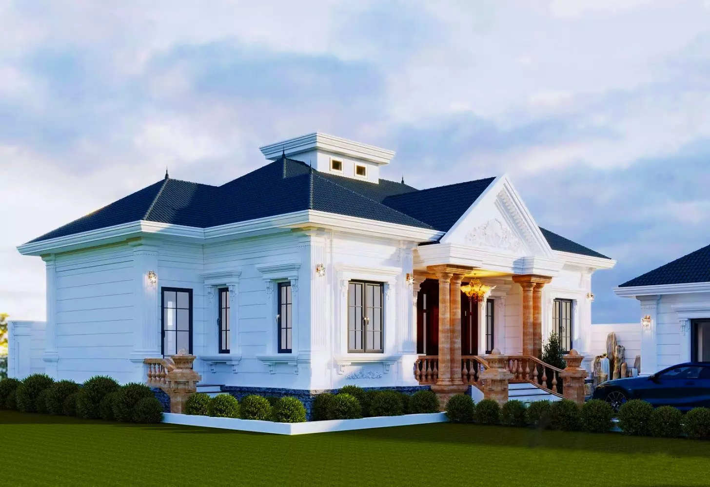 classic exterior design 3D model_0