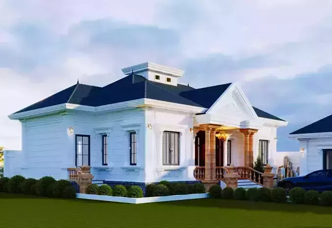 classic exterior design 3D model