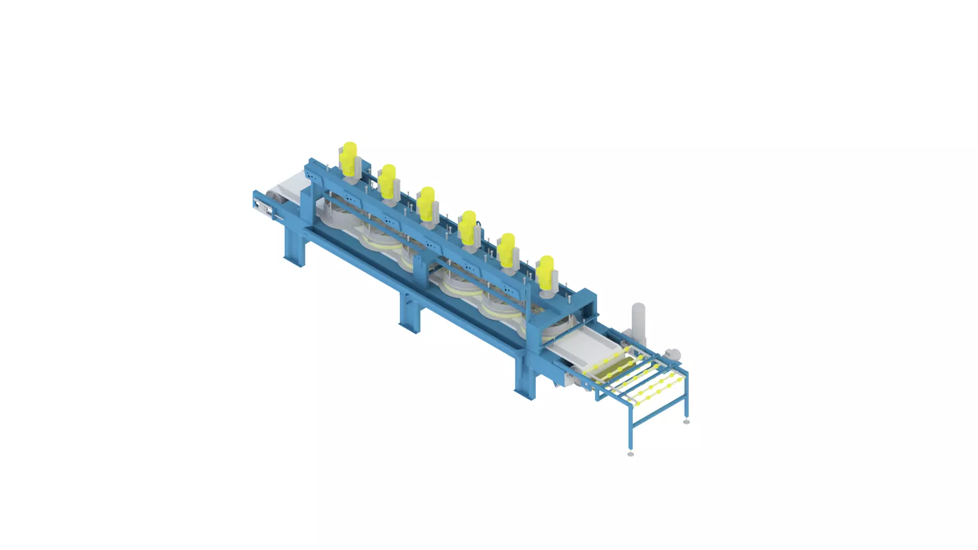 Filling Machine for Travertine and Marble 3D model