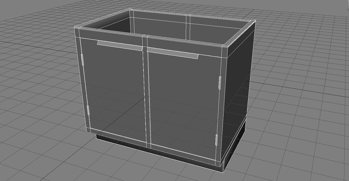 Medical Cabinet 3D Model Low-poly 3D model_8