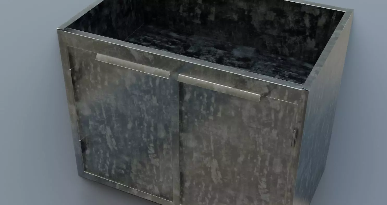 Medical Cabinet 3D Model Low-poly 3D model_0