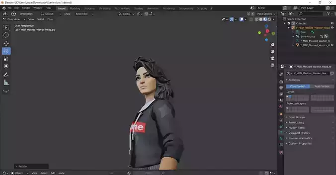 Starline skin blend fortnight skin texture change