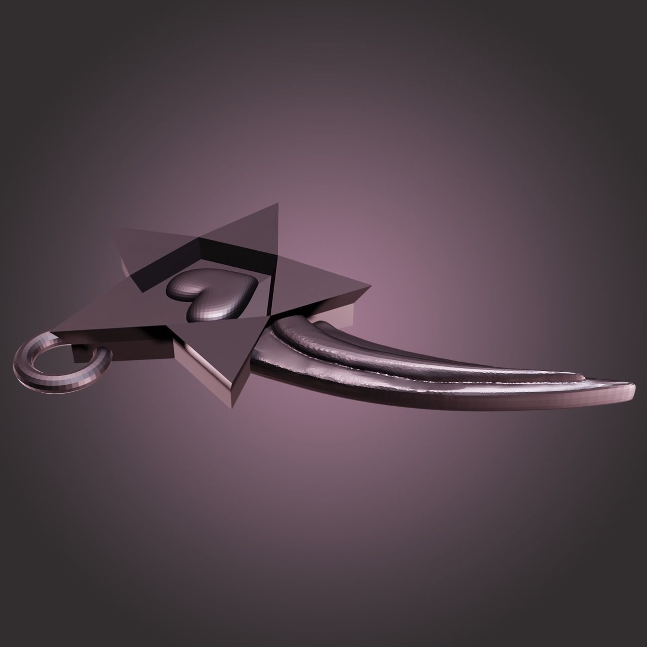 Love Star 3D print model_5