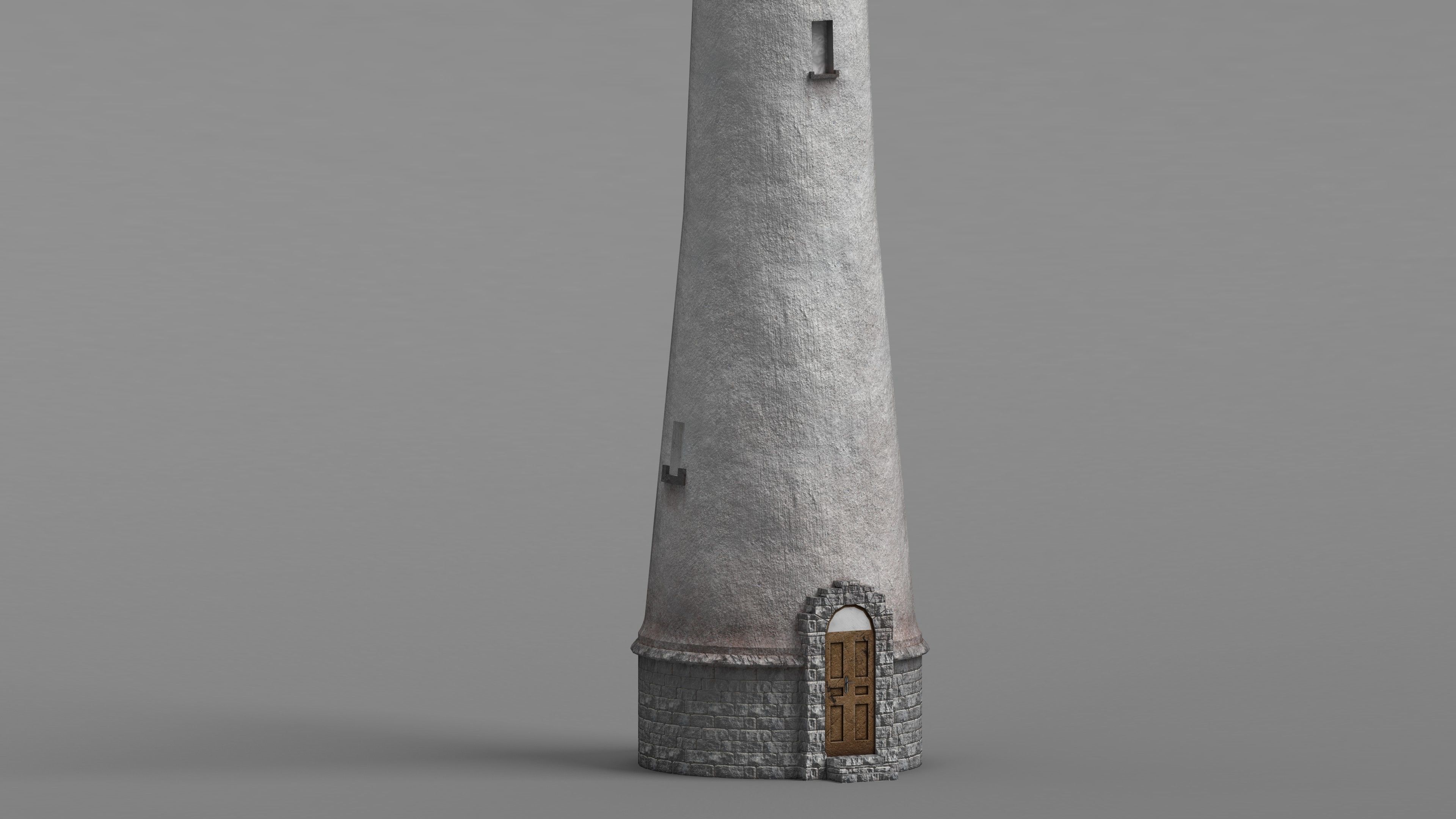 Stumholmen lighthouse 8K Low-poly 3D model_3