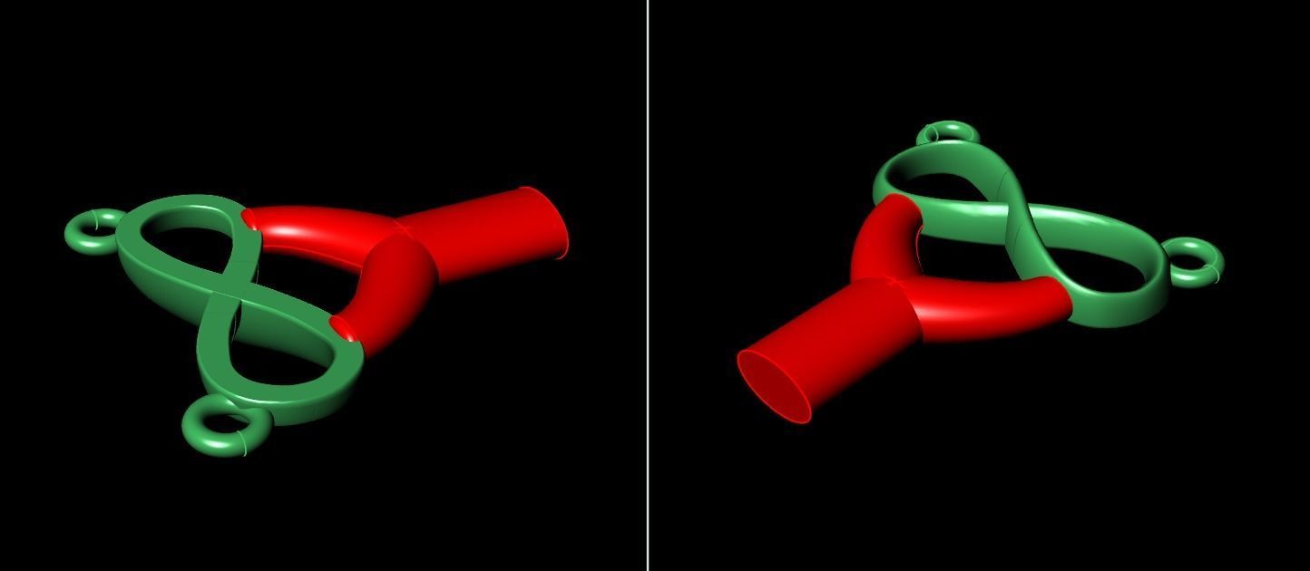 Infinity Pendant Small Size 12mm Width 3D print model_11