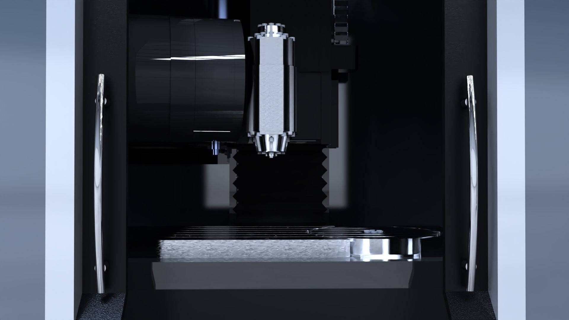 Vertical Turning Machine VMX60SRT 3D model_5