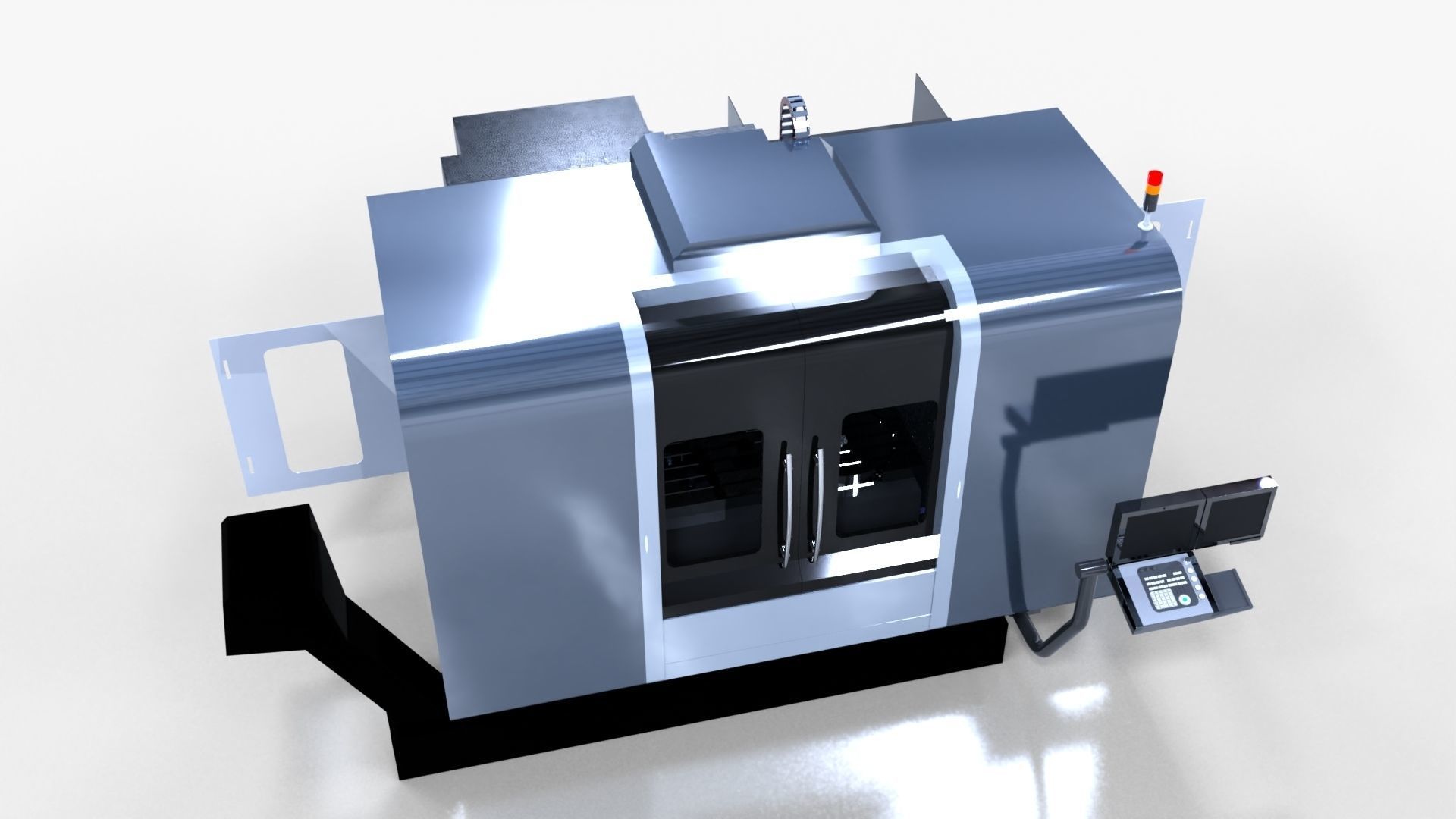 Vertical Turning Machine VMX60SRT 3D model_4