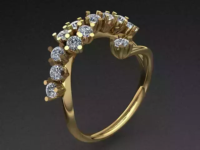Different Kind of Diamond Golden Ring