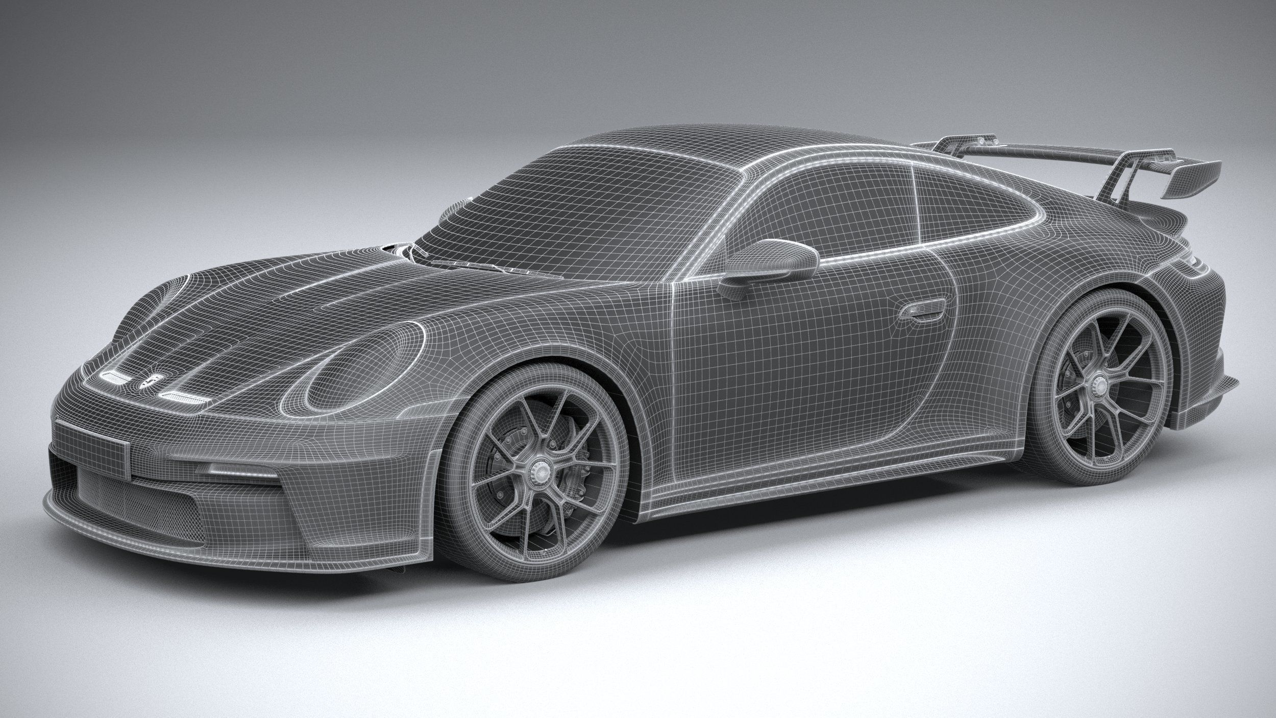 Porsche 911 GT3 2022 3D model_37