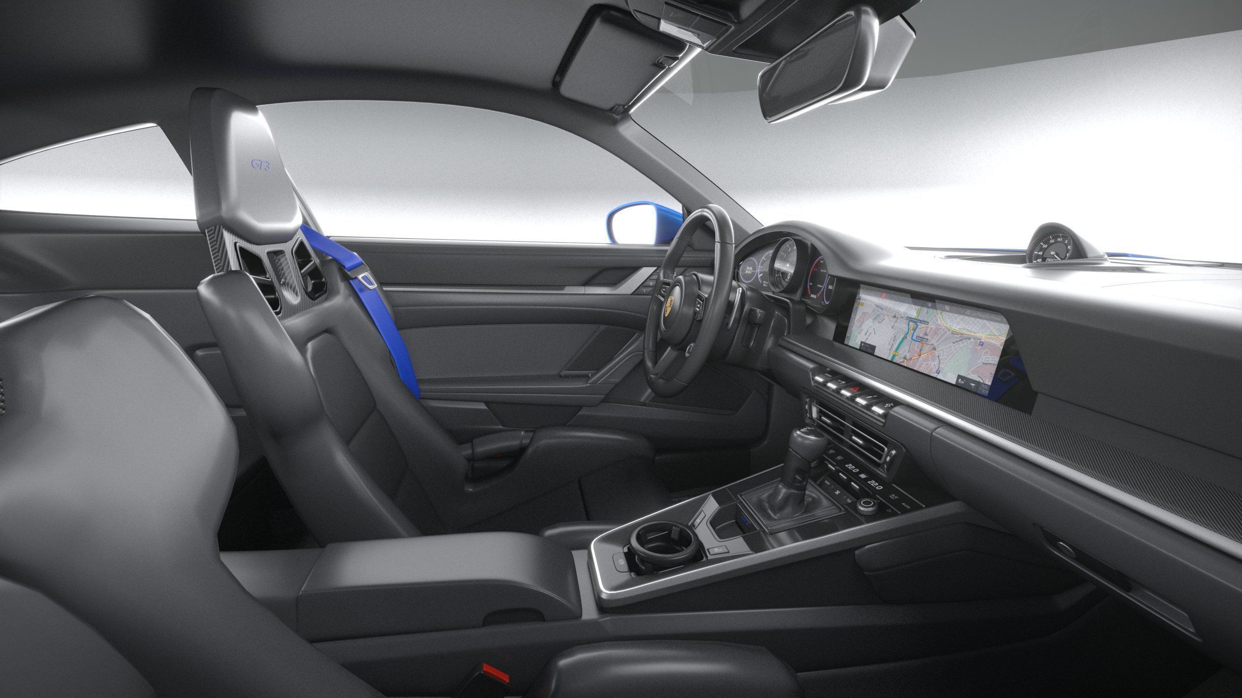 Porsche 911 GT3 2022 3D model_35