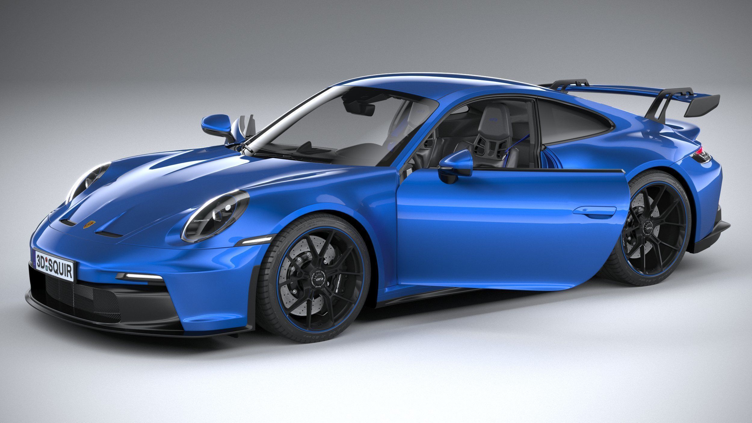 Porsche 911 GT3 2022 3D model_19