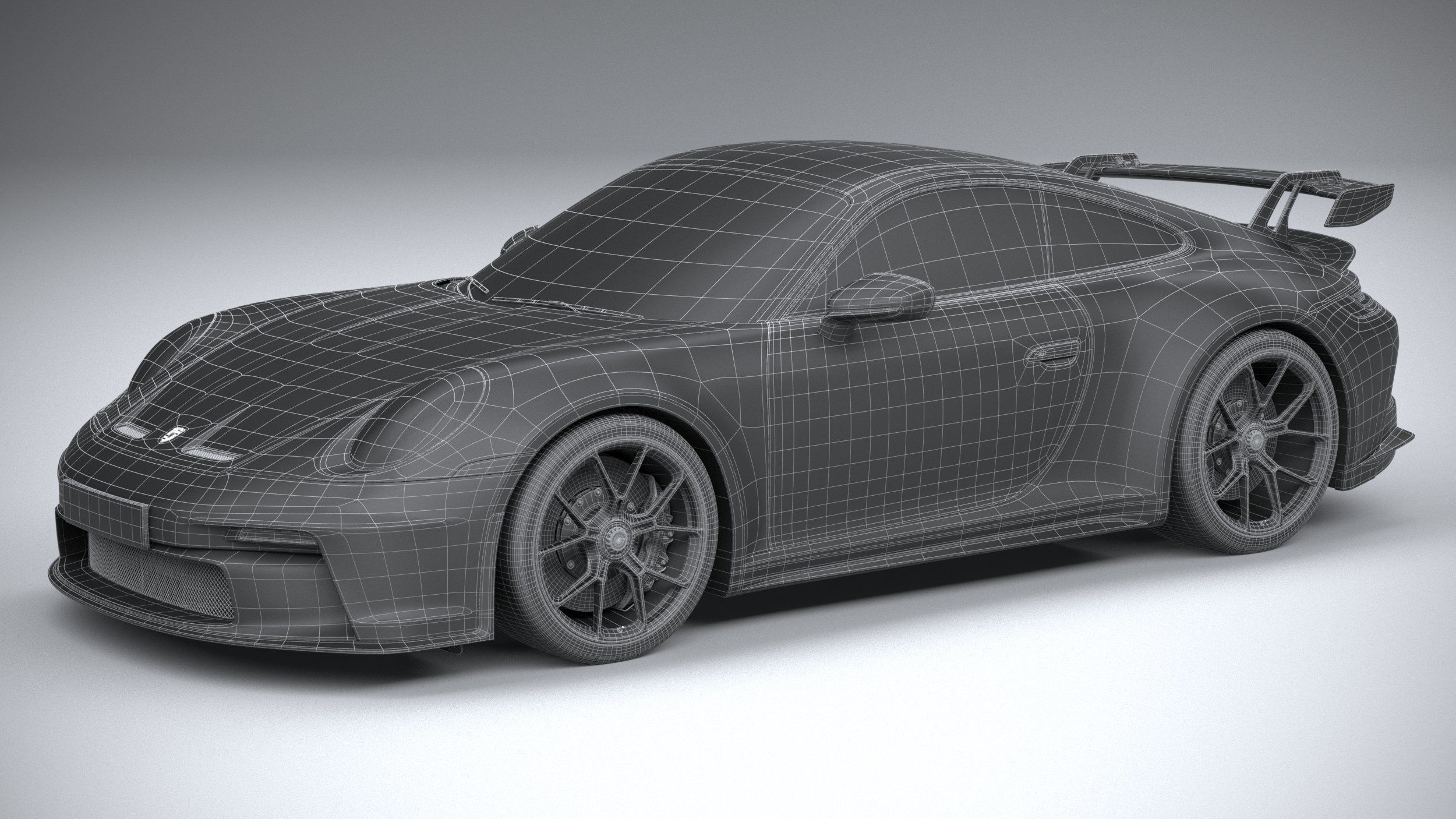 Porsche 911 GT3 2022 3D model_39