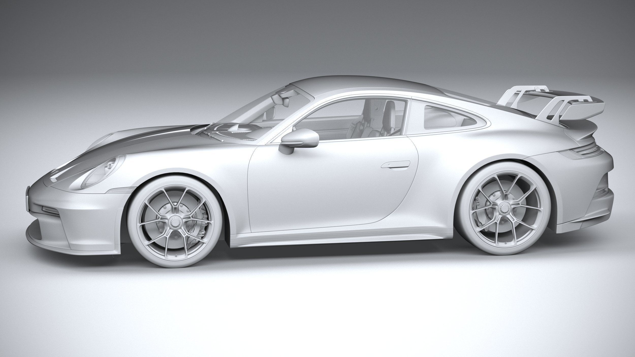 Porsche 911 GT3 2022 3D model_29
