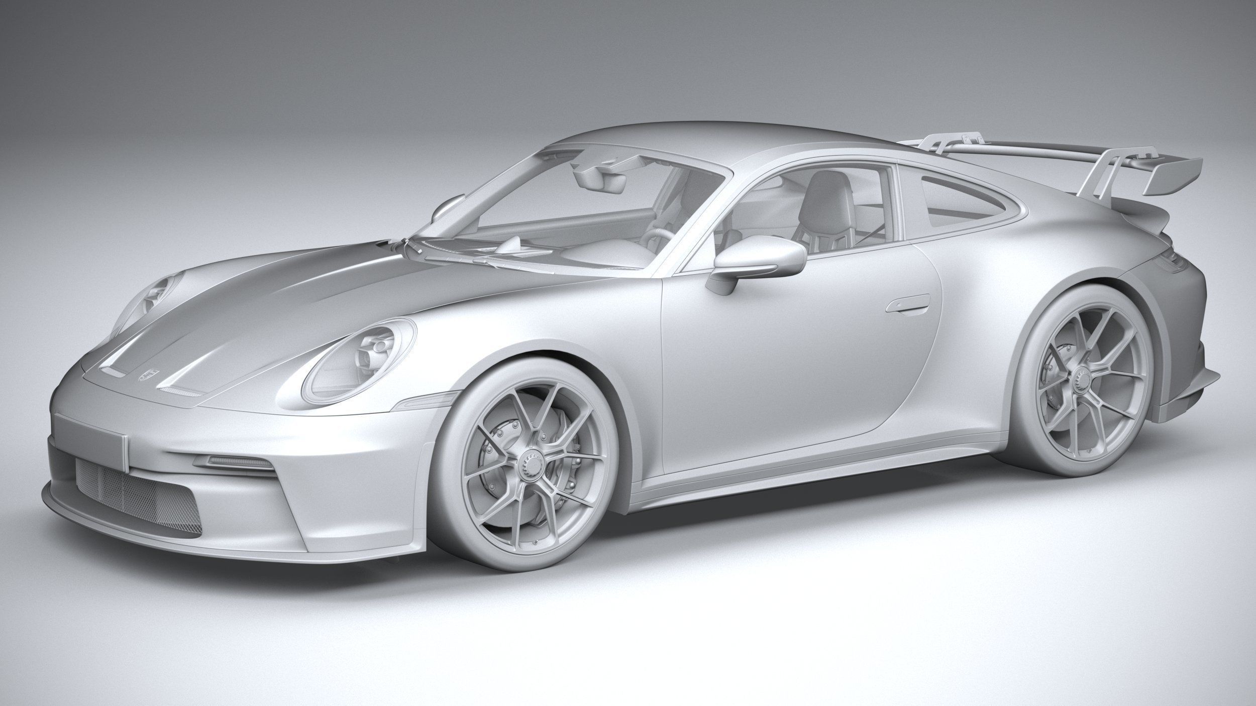 Porsche 911 GT3 2022 3D model_26