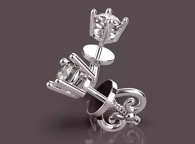 Earrings diamond stud earring