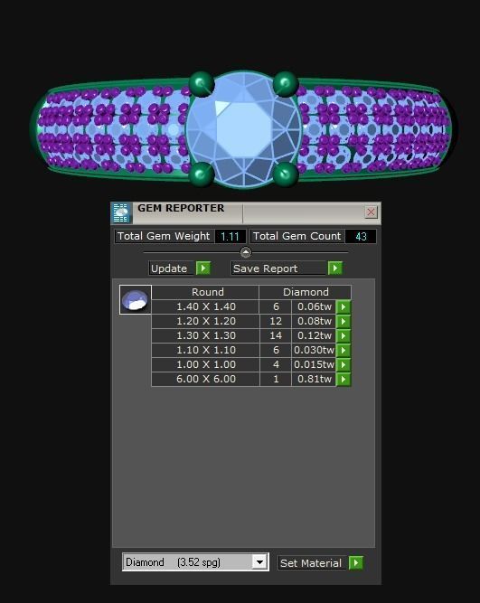 Diamond Jewelry Female Ring 3D print model 3D print model_3