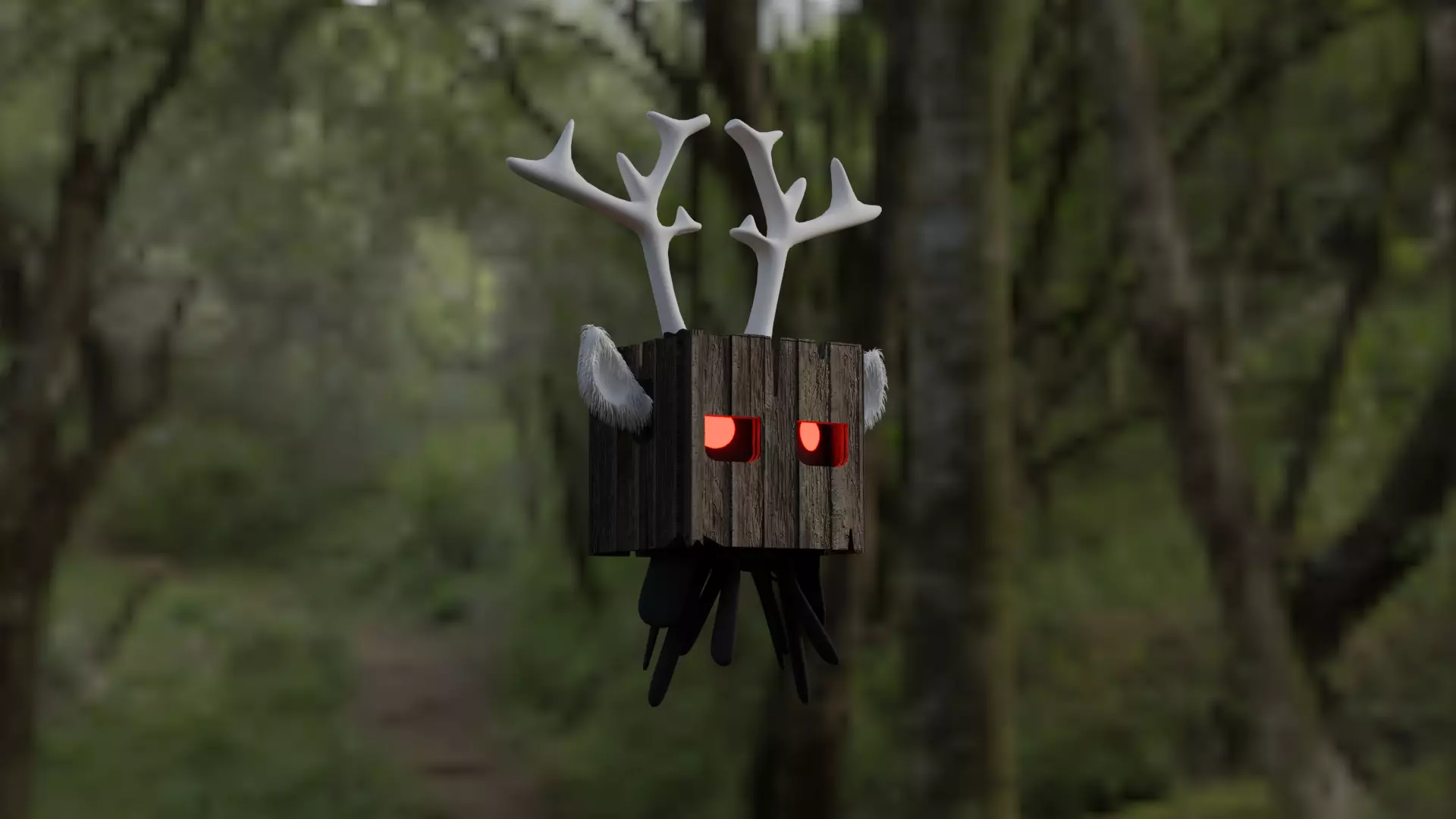 Game character Ghost Free 3D model