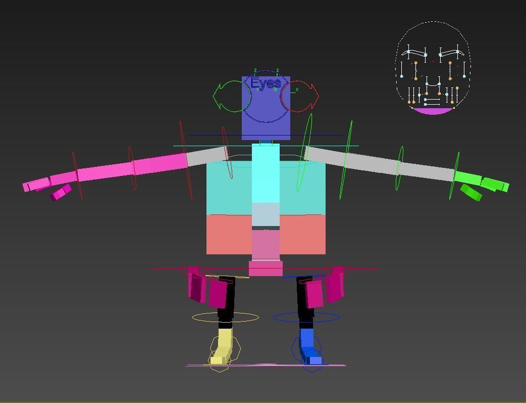 Rigged Cartoon King 3D model 3D model_15