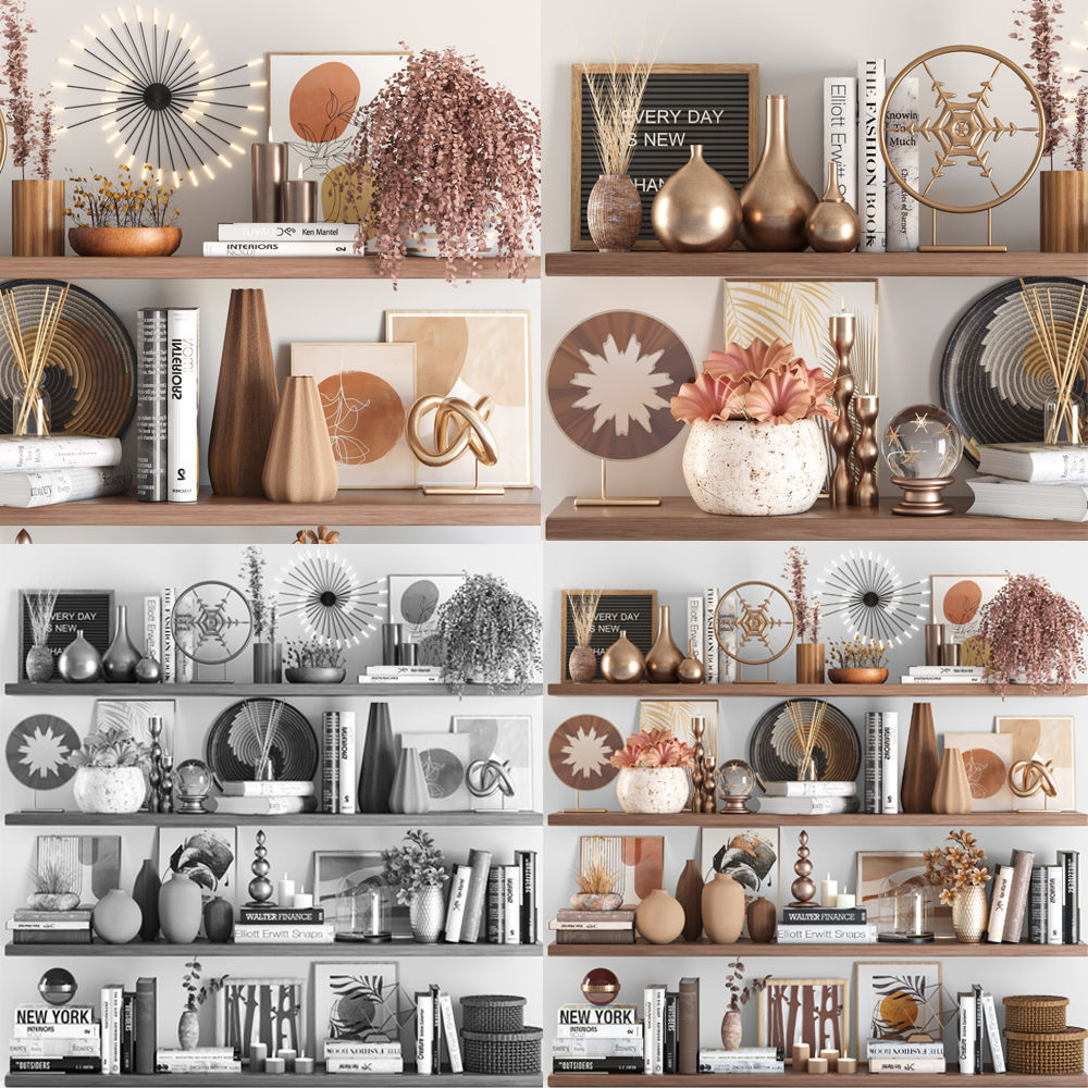 decorative set16 3D model_3