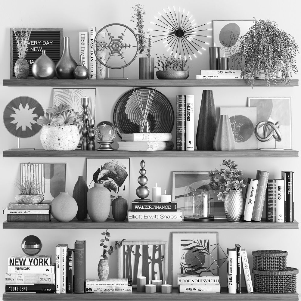 decorative set16 3D model_2