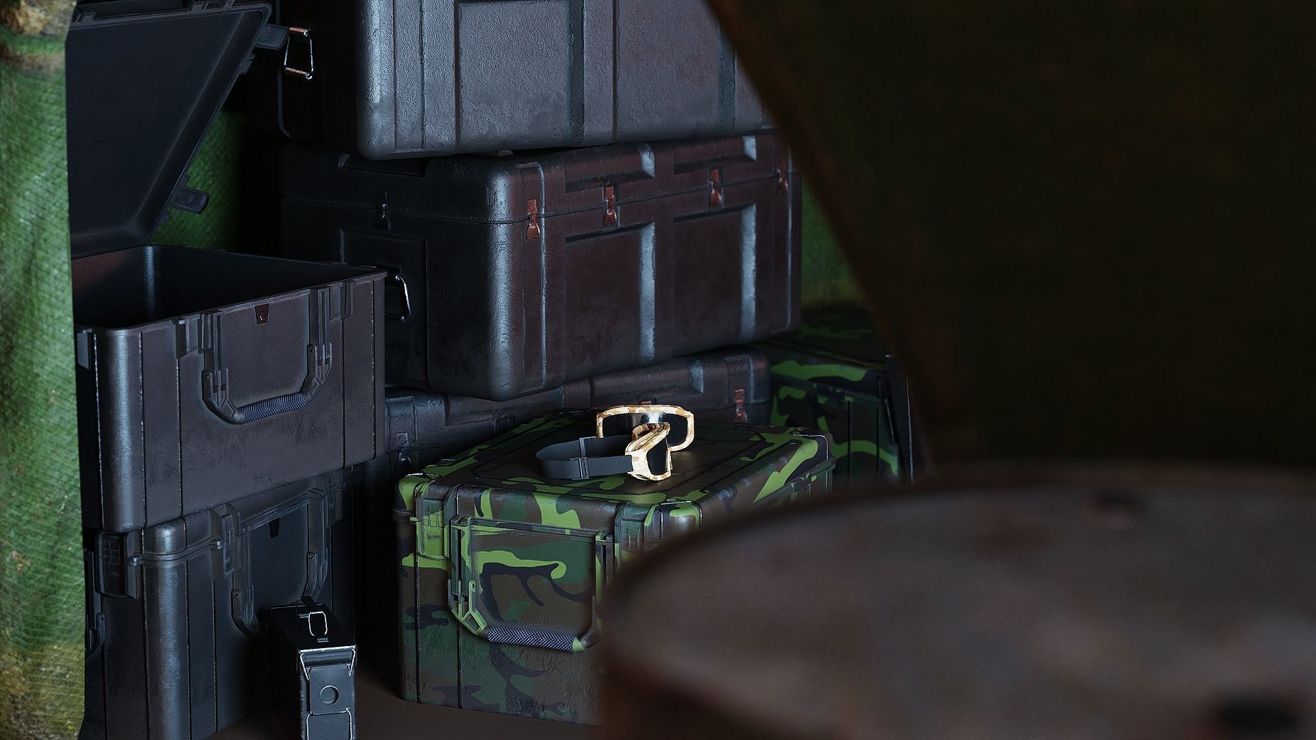 Military Base - Blender Full Scene Low-poly 3D model_13