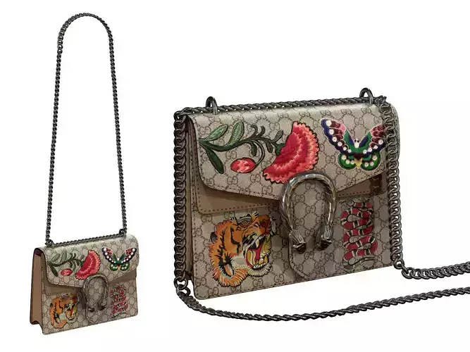 Gucci Dionysus GG Bag Classic Stickers Snake