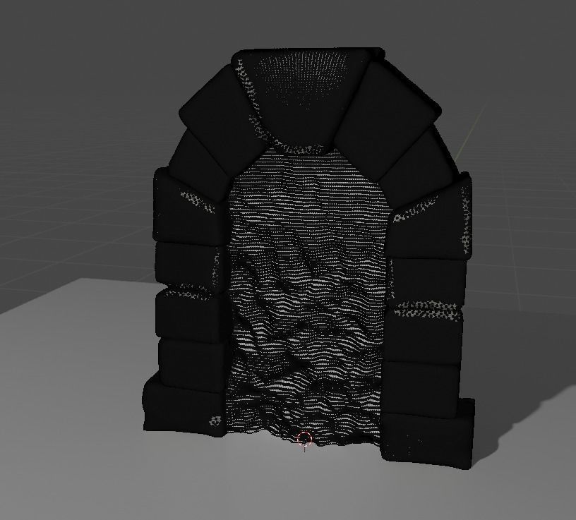 Ancient Stone Arch with Magic Portal Free 3D model_2