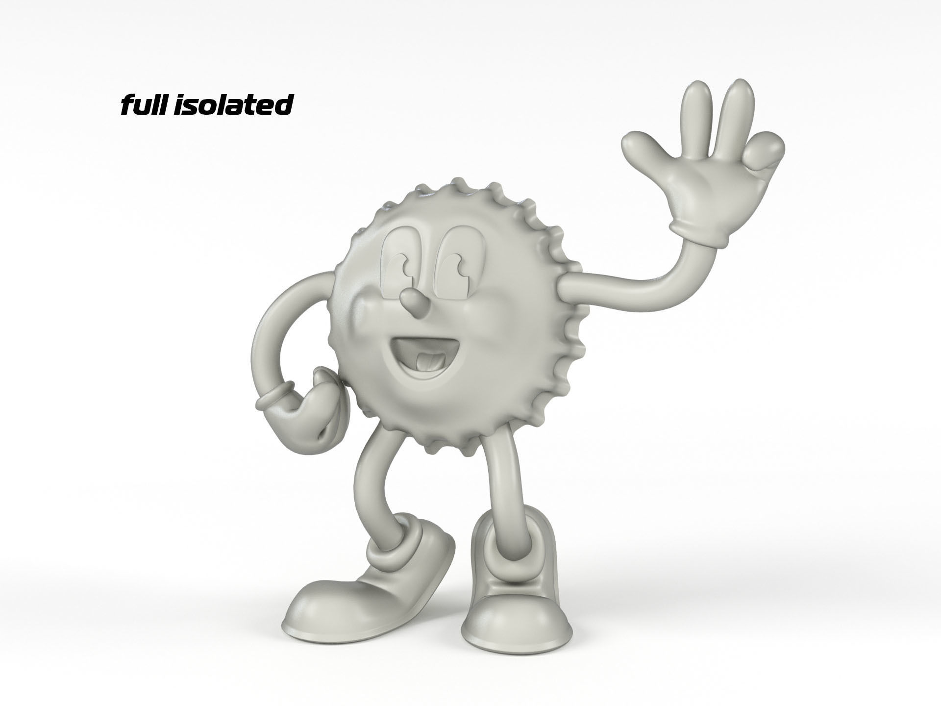 Cappy mascot of Nuka Cola 3D print model_12