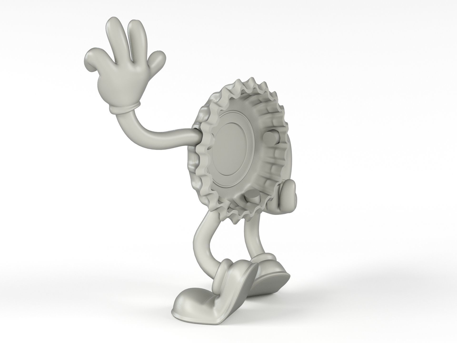 Cappy mascot of Nuka Cola 3D print model_10