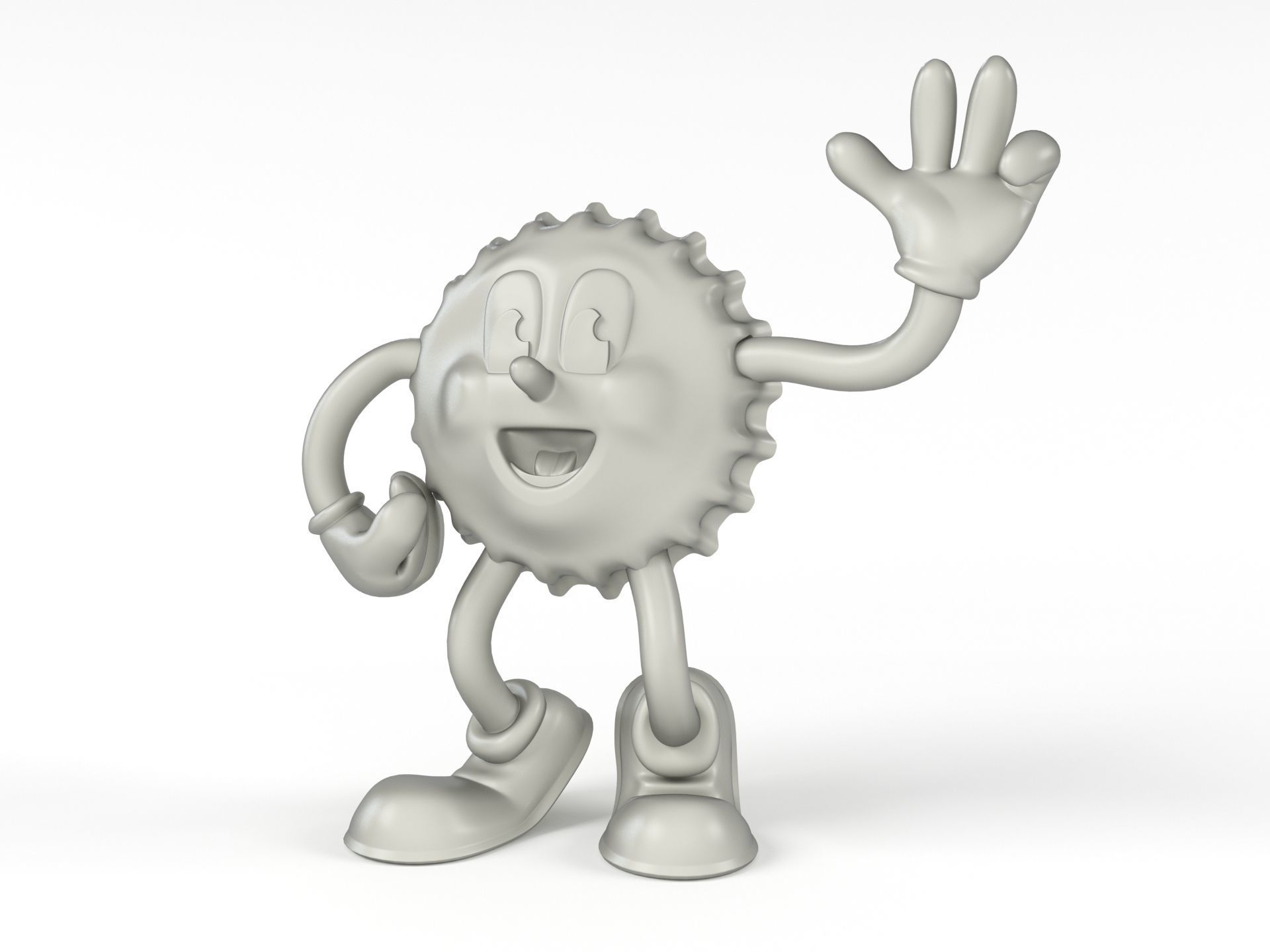 Cappy mascot of Nuka Cola 3D print model_7