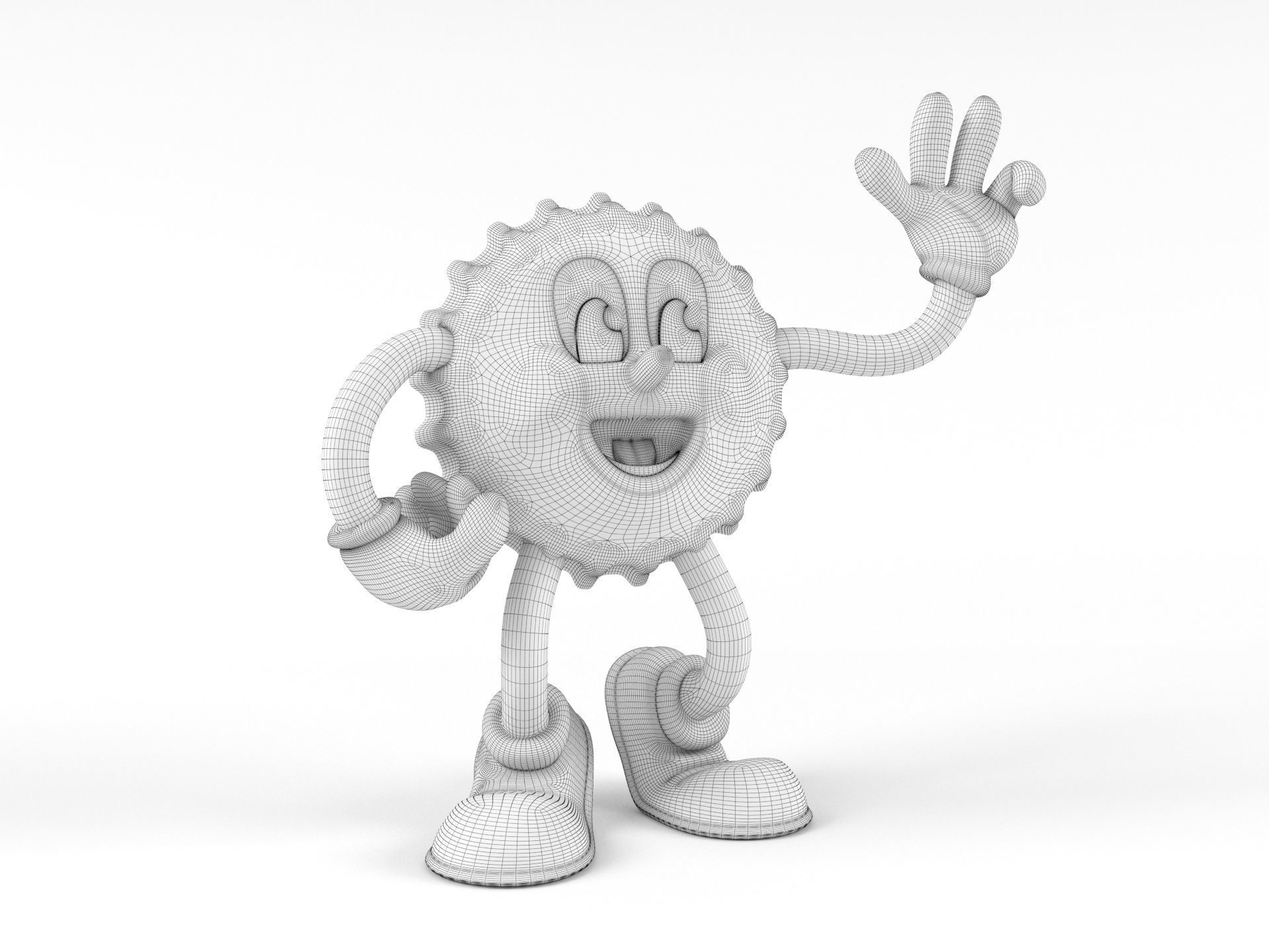 Cappy mascot of Nuka Cola 3D print model_4