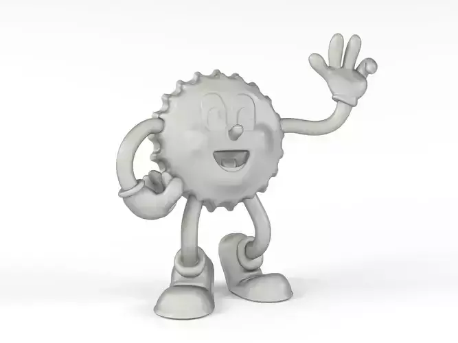 Cappy mascot of Nuka Cola 3D print model