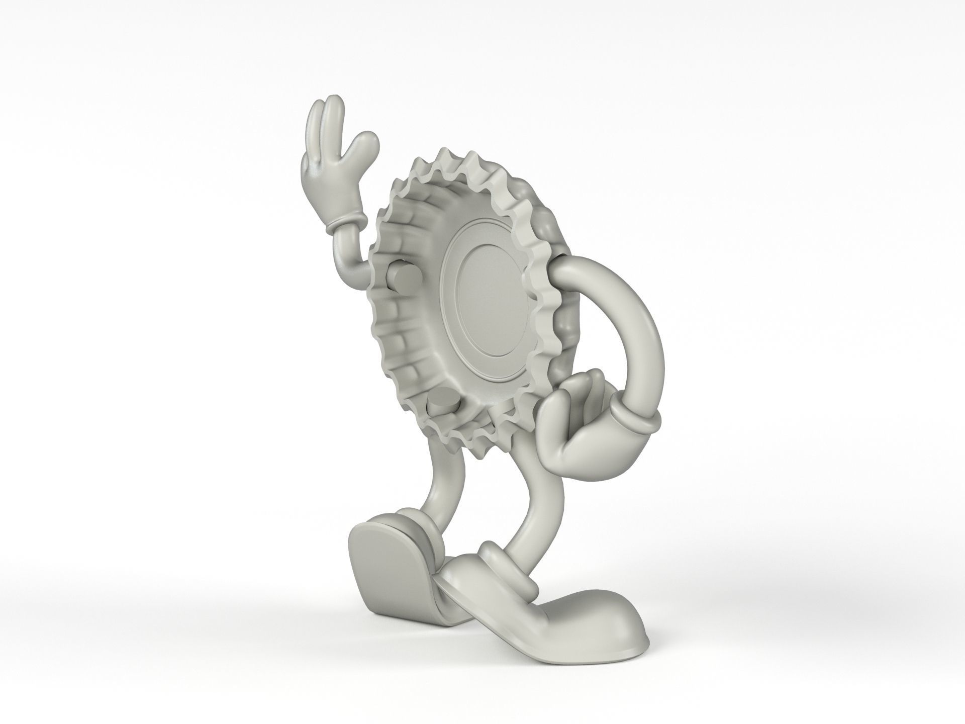 Cappy mascot of Nuka Cola 3D print model_14