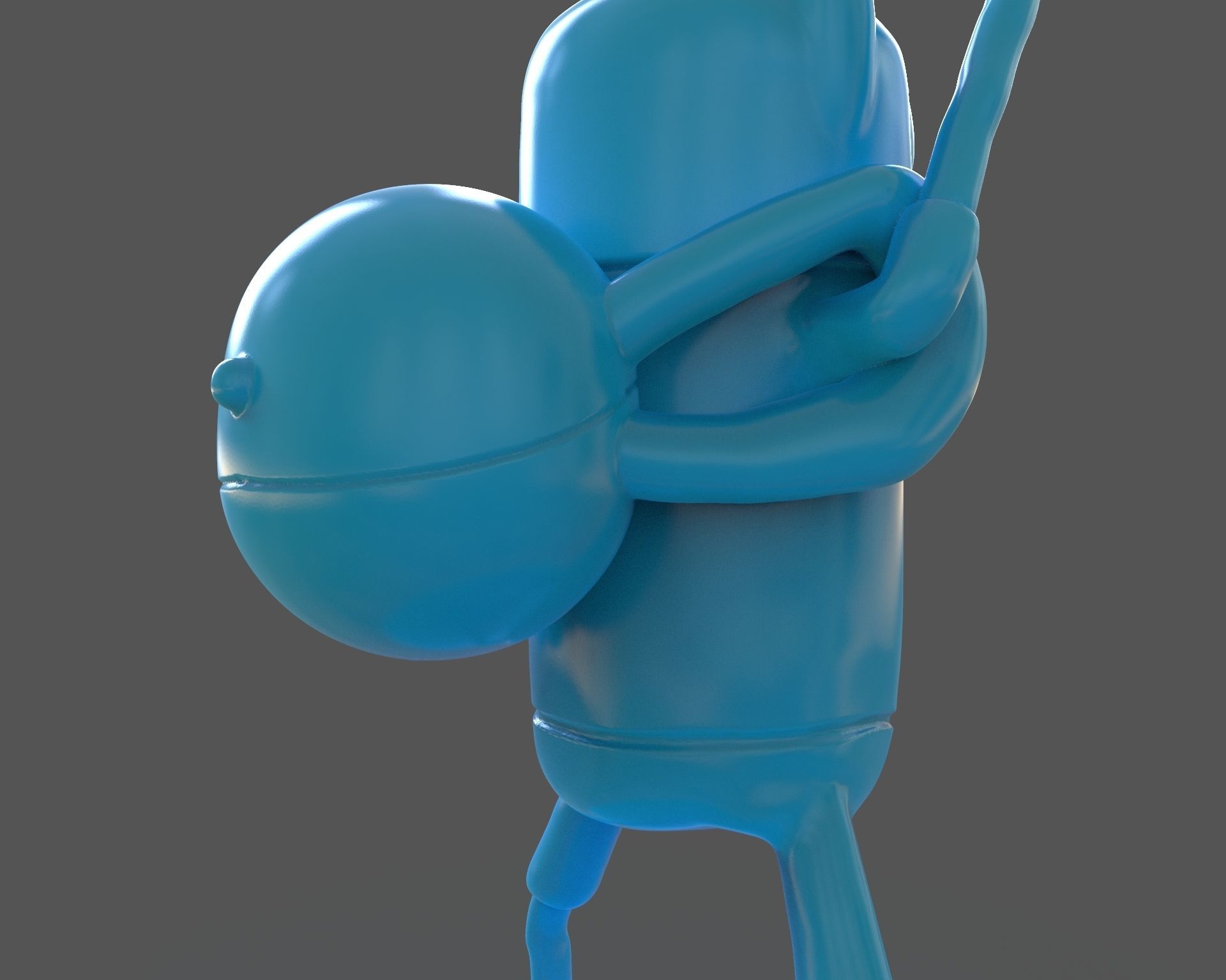 Finn The Human Sculpture and ZBrush Timelapse 3D print model_14