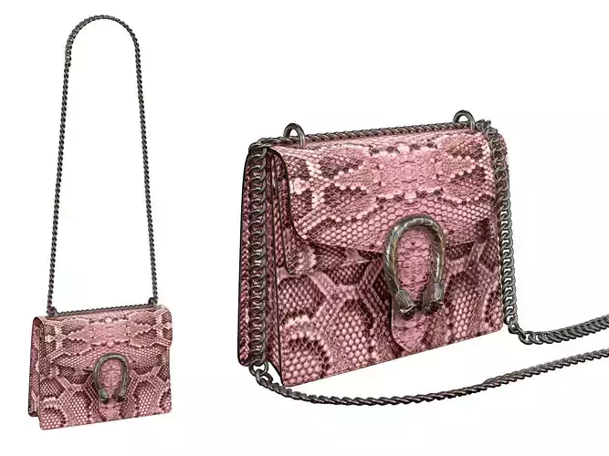 Gucci Dionysus GG Bag Snake Pink