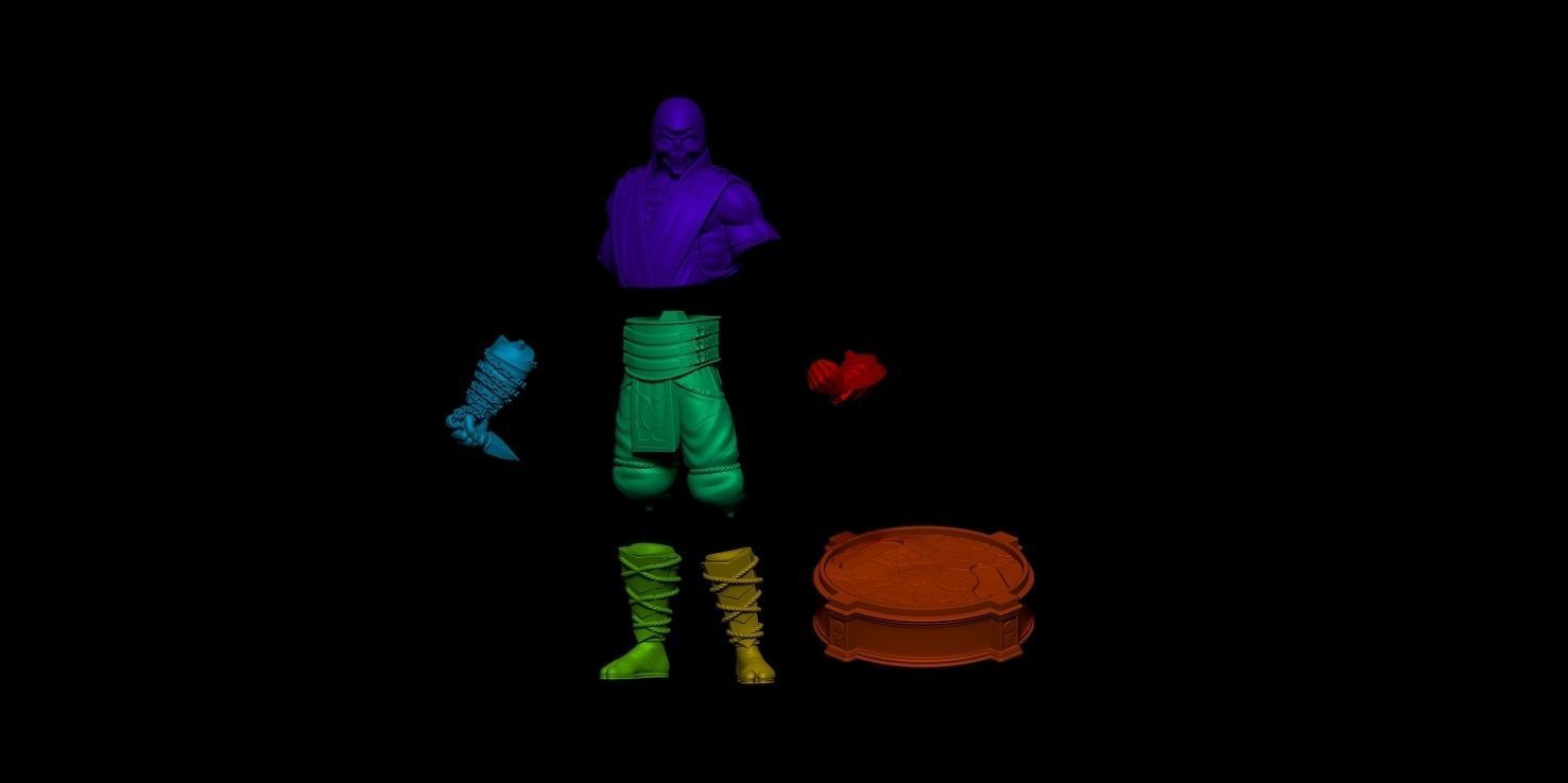 Mortal Kombat Scorpion Fanart - Statue 3D print model_1