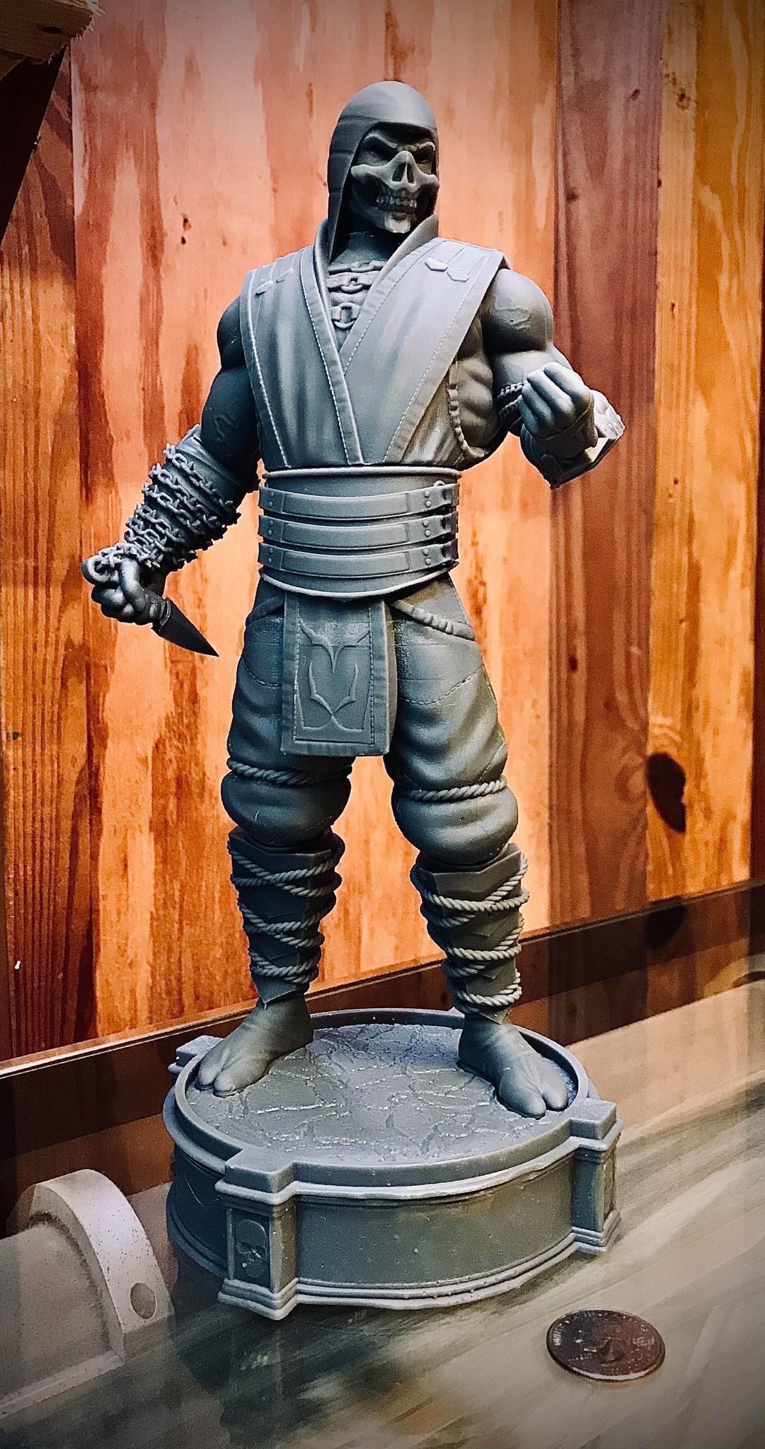 Mortal Kombat Scorpion Fanart - Statue 3D print model_4