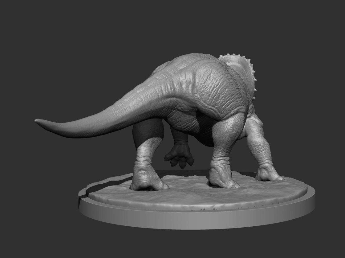 3D Triceratops for Printing Collection _12