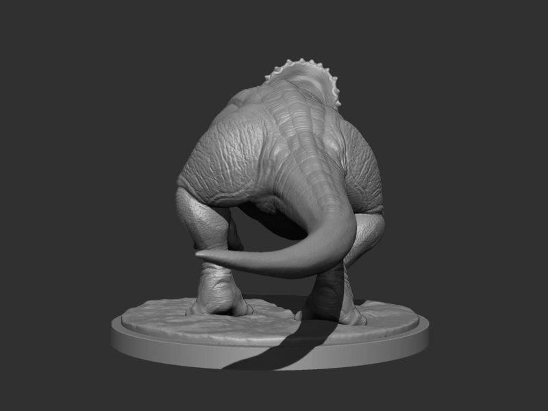 3D Triceratops for Printing Collection _11