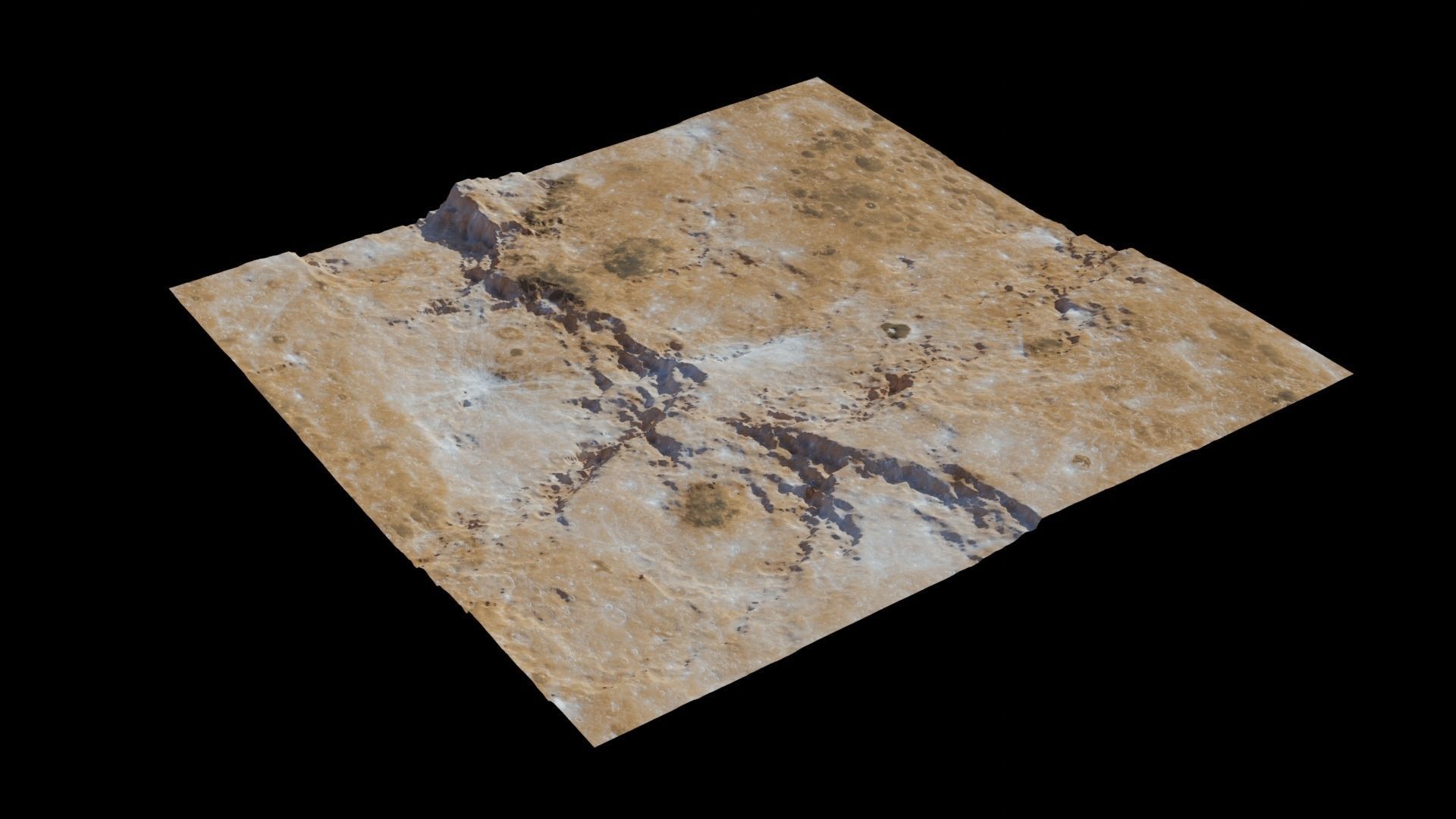 Planet Surface 3D model 3D model_3