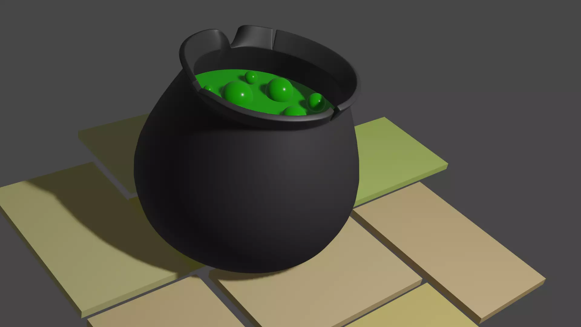 cartoon bowler hat 3D model_0
