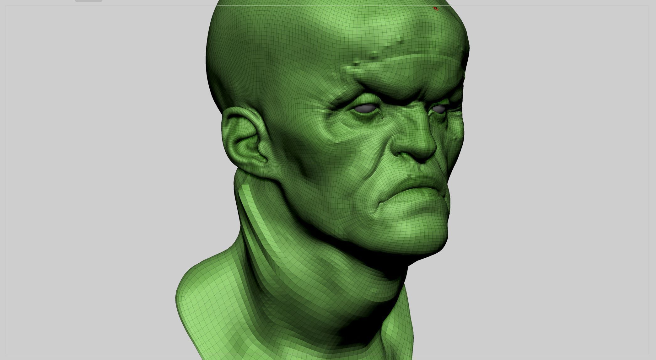 Creature Head v11 3D model_8