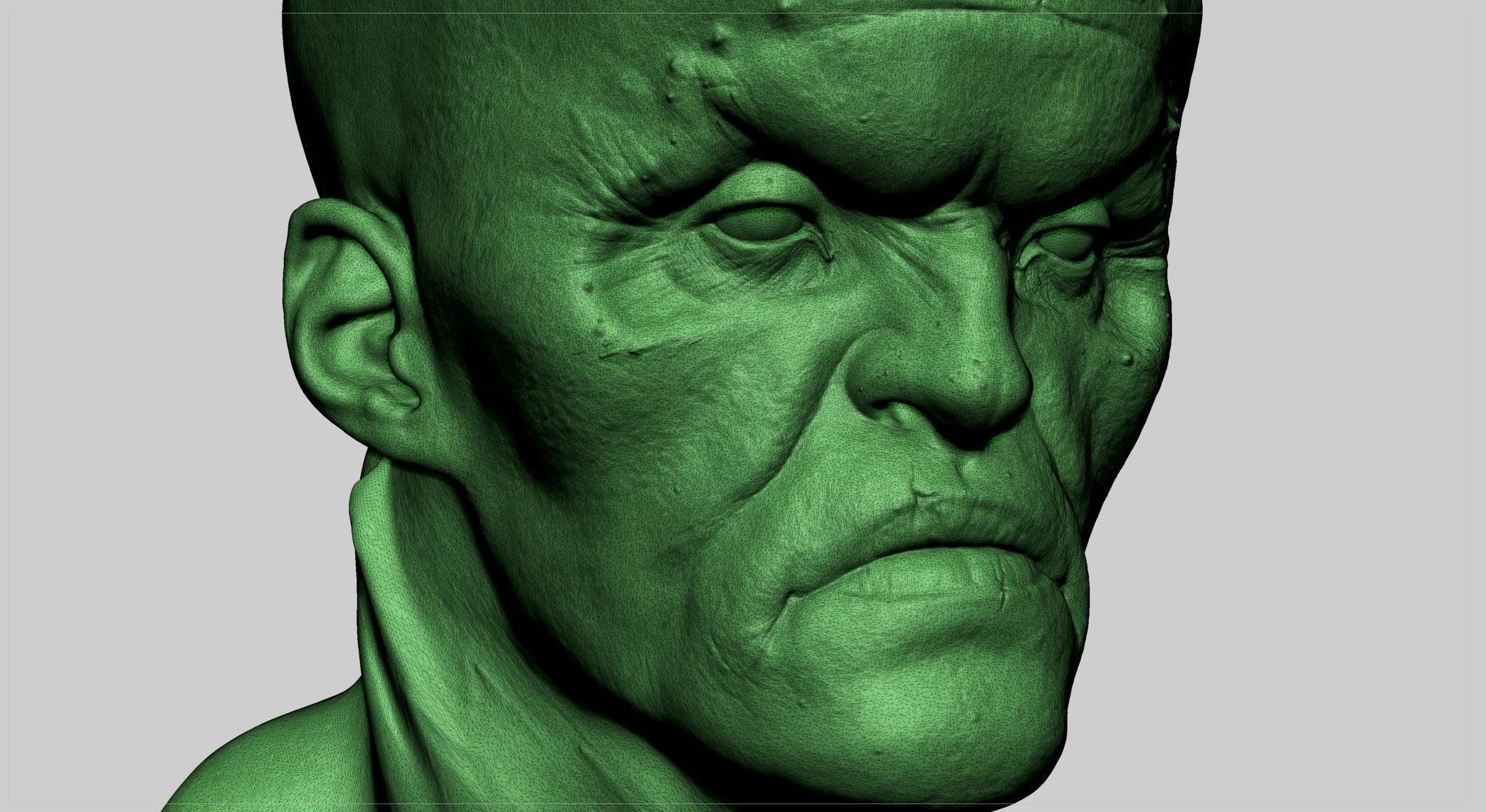 Creature Head v11 3D model_10