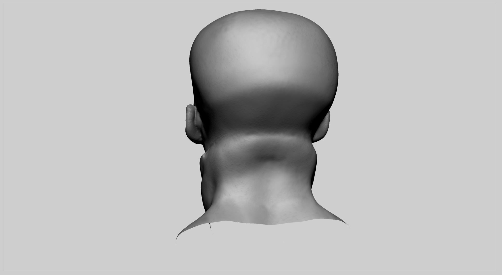 Creature Head v11 3D model_3