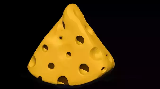 Cheese Cartoon 3d print 3D print model