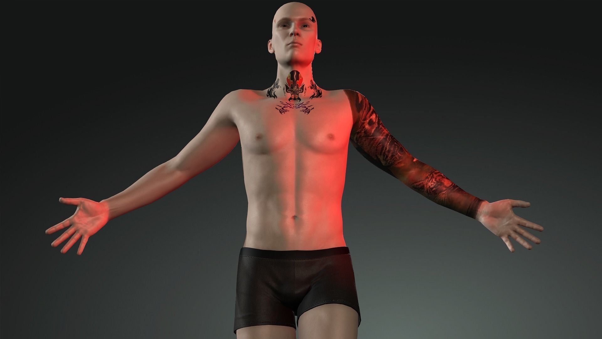 Peter - 4K Animasyon For game Low-poly 3D model Low-poly 3D model_3