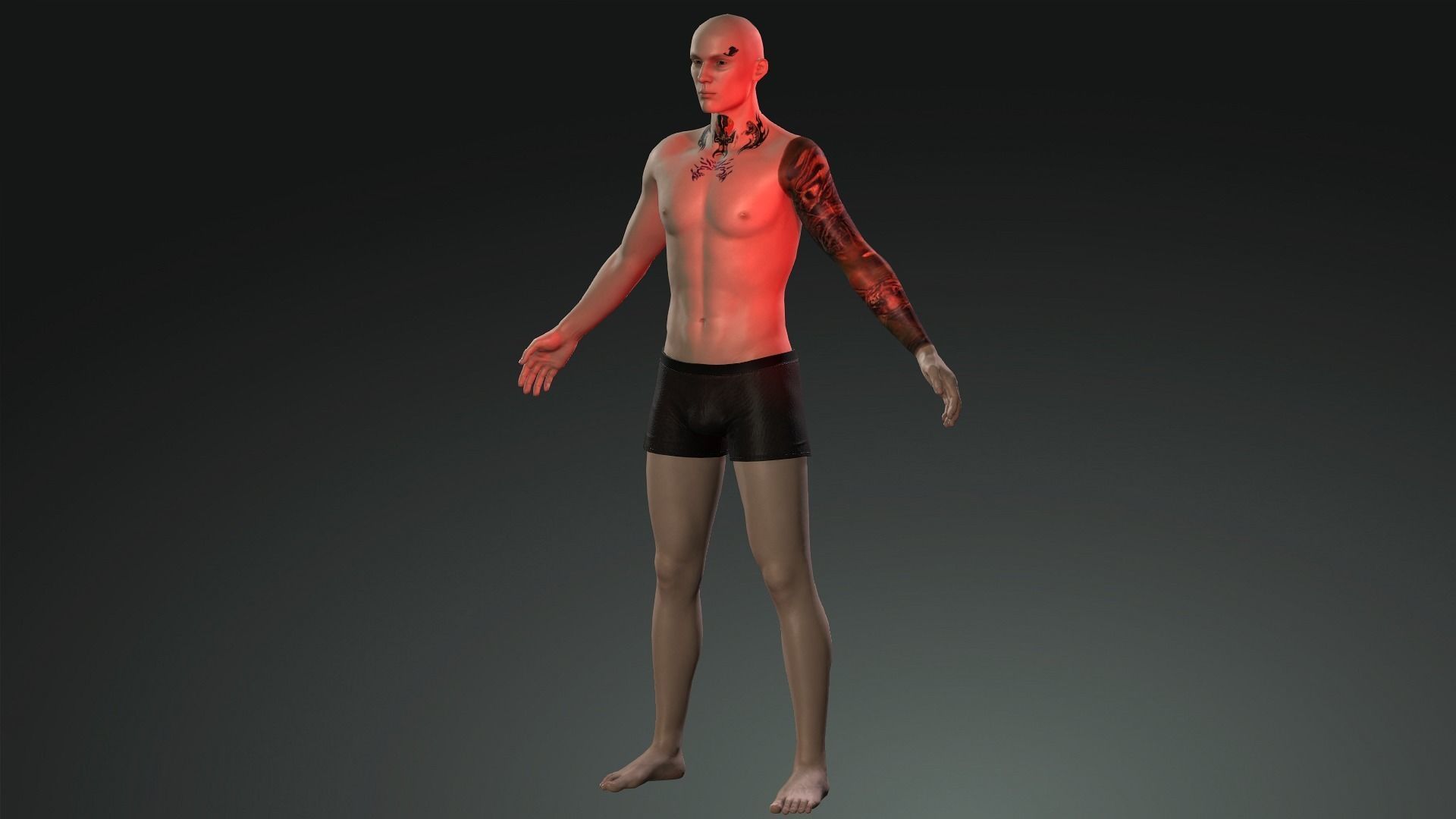 Peter - 4K Animasyon For game Low-poly 3D model Low-poly 3D model_2