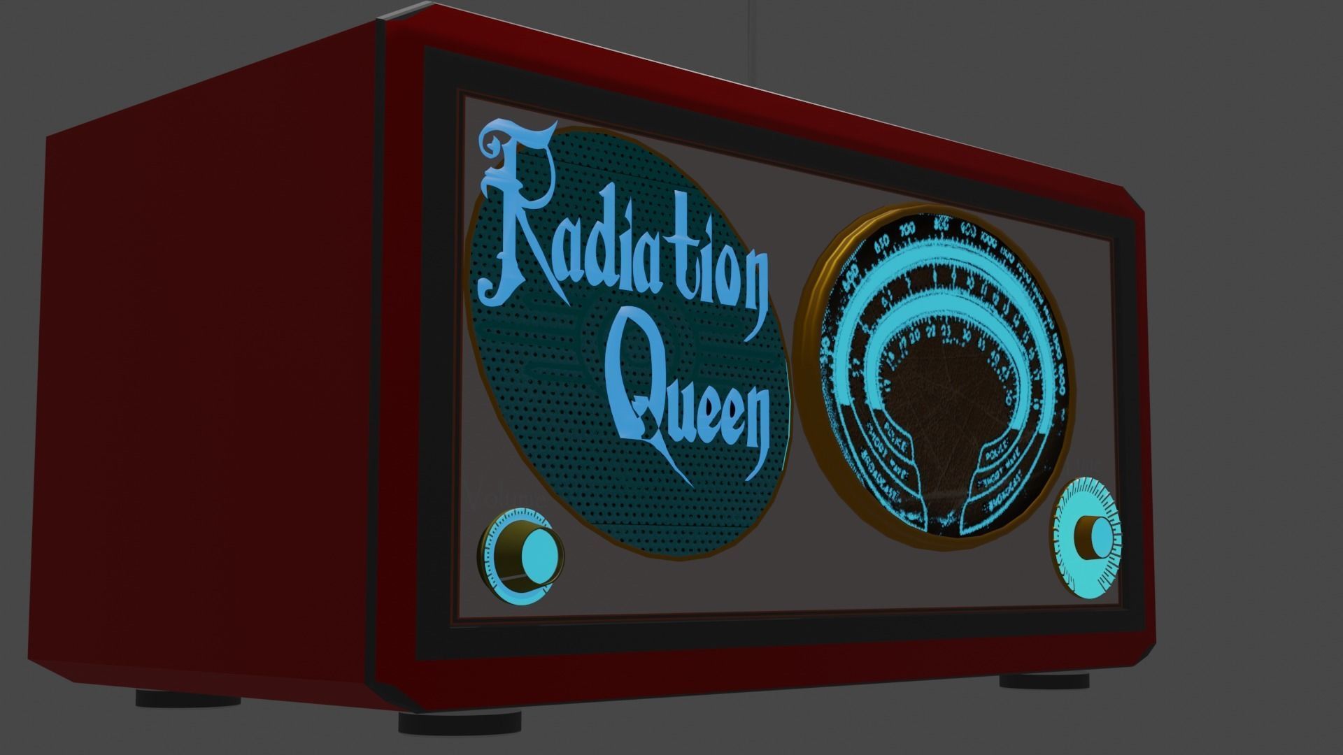 Radiation Queen Radio 3D model_1