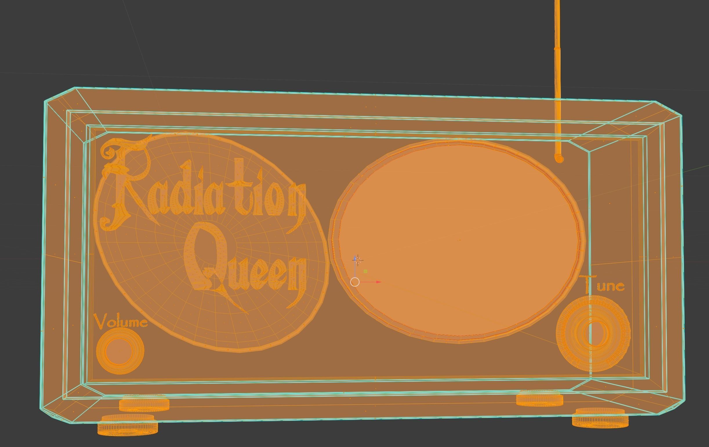 Radiation Queen Radio 3D model_2