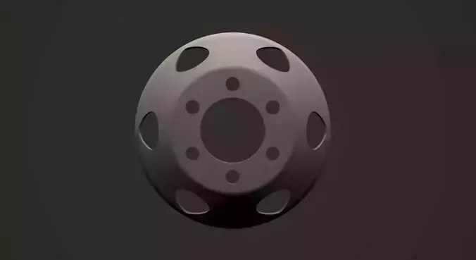 Disc wheel truck 3D print model